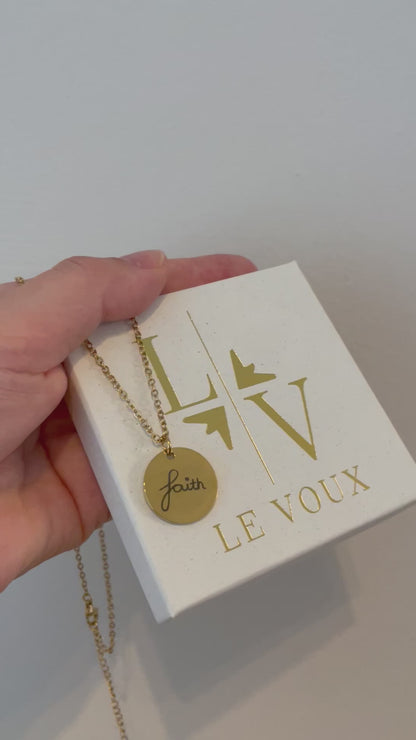 Upload je geschreven tekst of tekening voor deze munt ketting gepersonaliseerd - zilver - rosé goud - goud